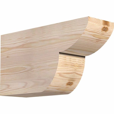 Ekena Millwork Crestline Smooth Rafter Tail, Douglas Fir, 5 1/2"W x 10"H x 18"L RFT06X10X18CRE00SDF